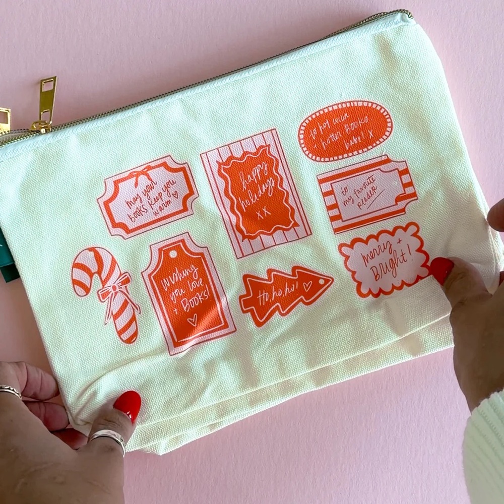 page Bookish Zip Pouch